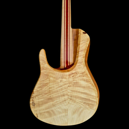 Joseph Contrabass 5 String Bass Guitar in Natural - Tribute to A.J.