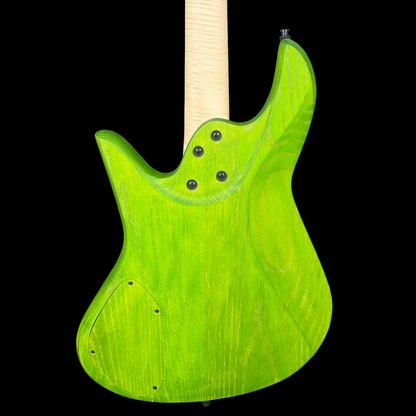 J&A Venom Active Bass Guitar in Toxic Emerald Satin