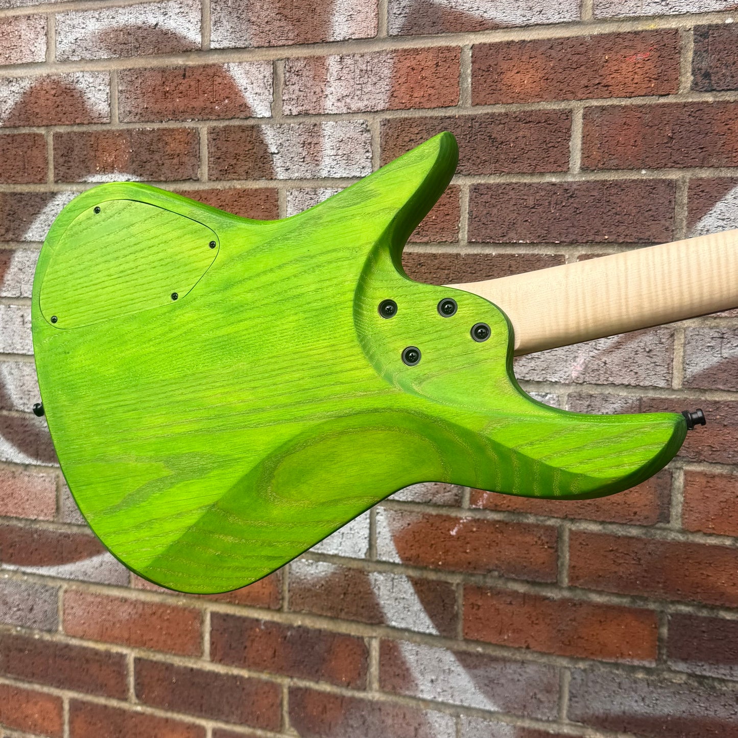 J&A Venom Active Bass Guitar in Toxic Emerald Satin