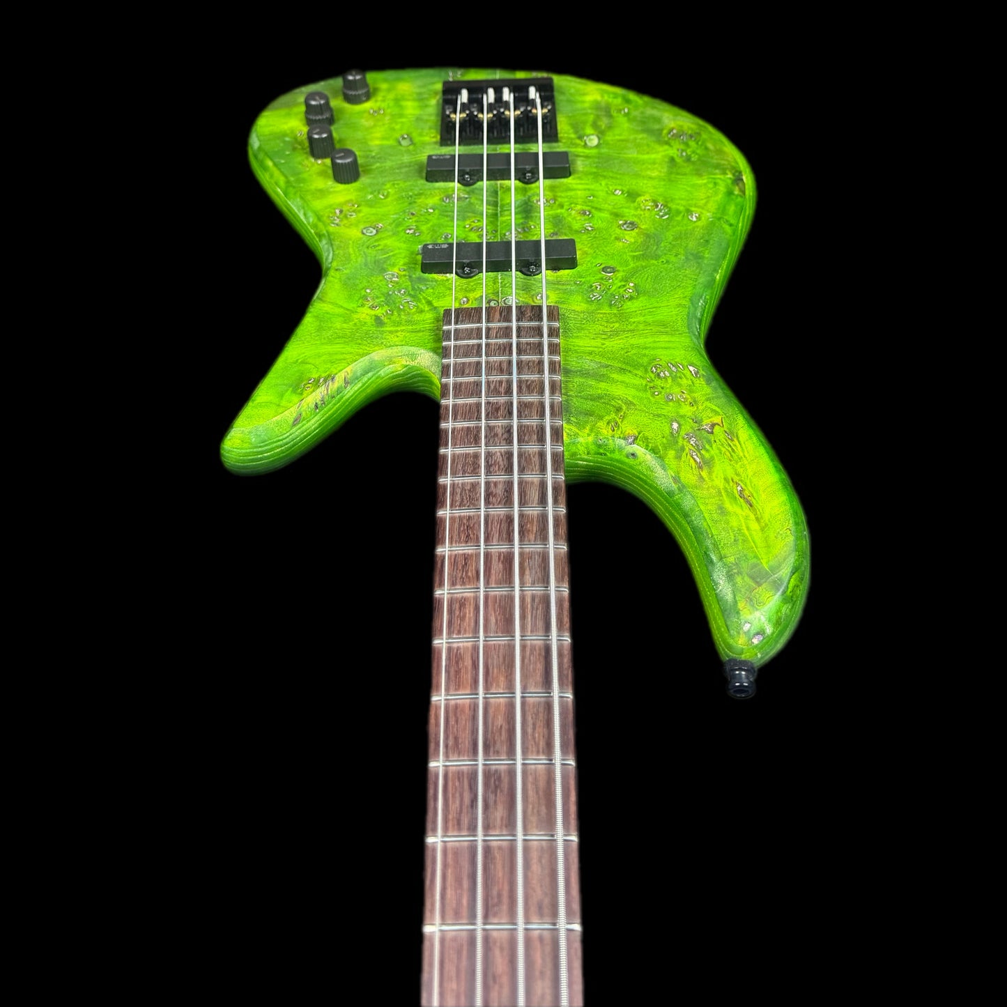 J&A Venom Active Bass Guitar in Toxic Emerald Satin