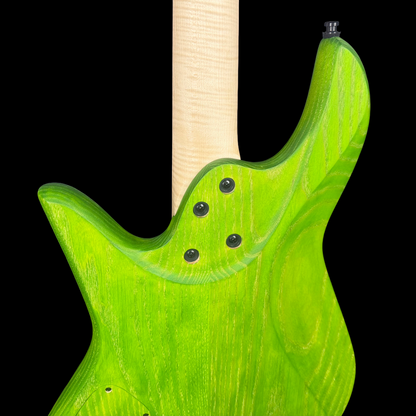 J&A Venom Active Bass Guitar in Toxic Emerald Satin