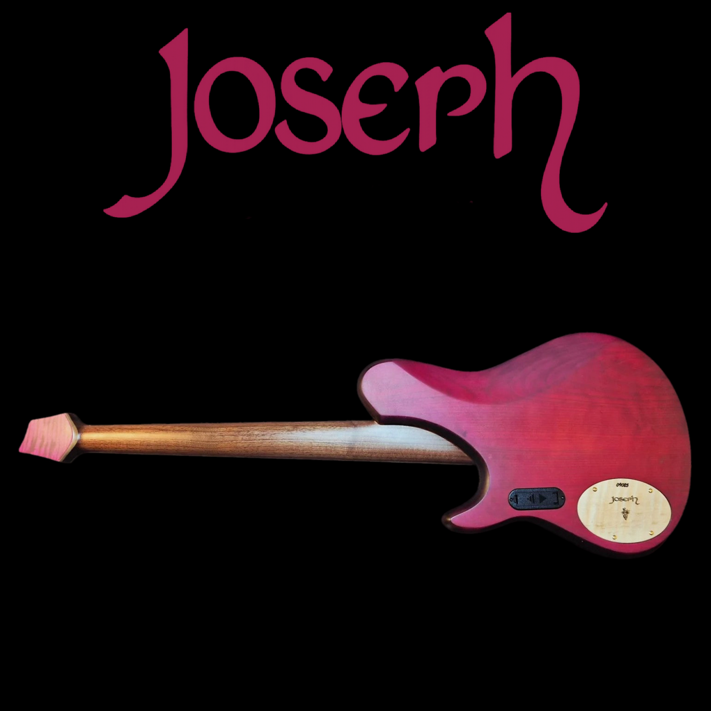 Joseph Headless 32" 5 String Headless Bass Guitar - Chambered Cherry Body