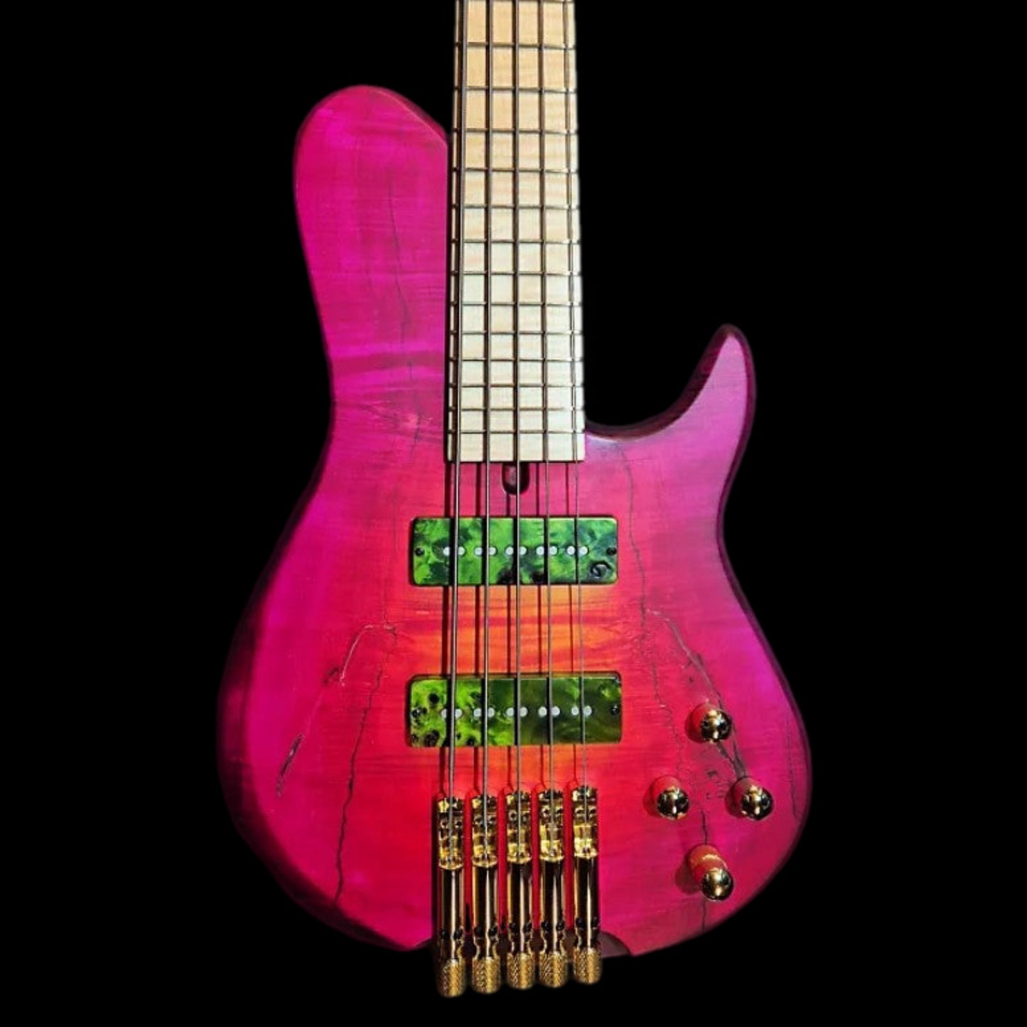 Joseph Headless 32" 5 String Headless Bass Guitar - Chambered Cherry Body