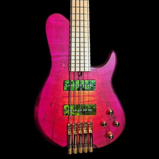 Joseph Headless 32" 5 String Headless Bass Guitar - Chambered Cherry Body
